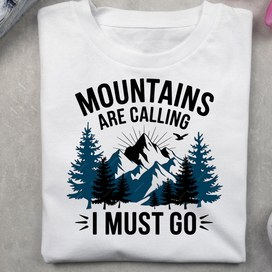 Mountains are Calling Unisex Classic Crew T-Shirt