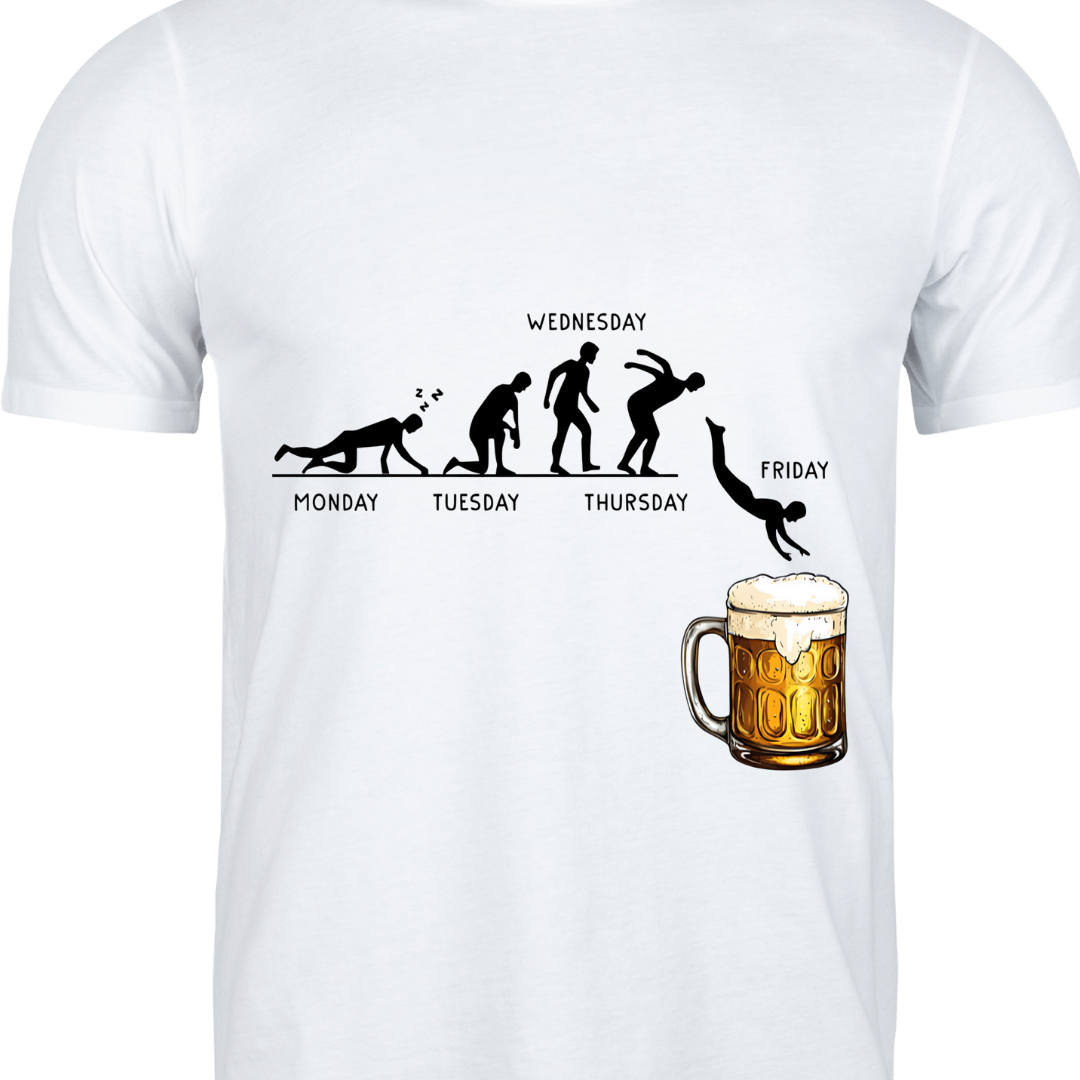 Beer Me, It's Friday White T-Shirt